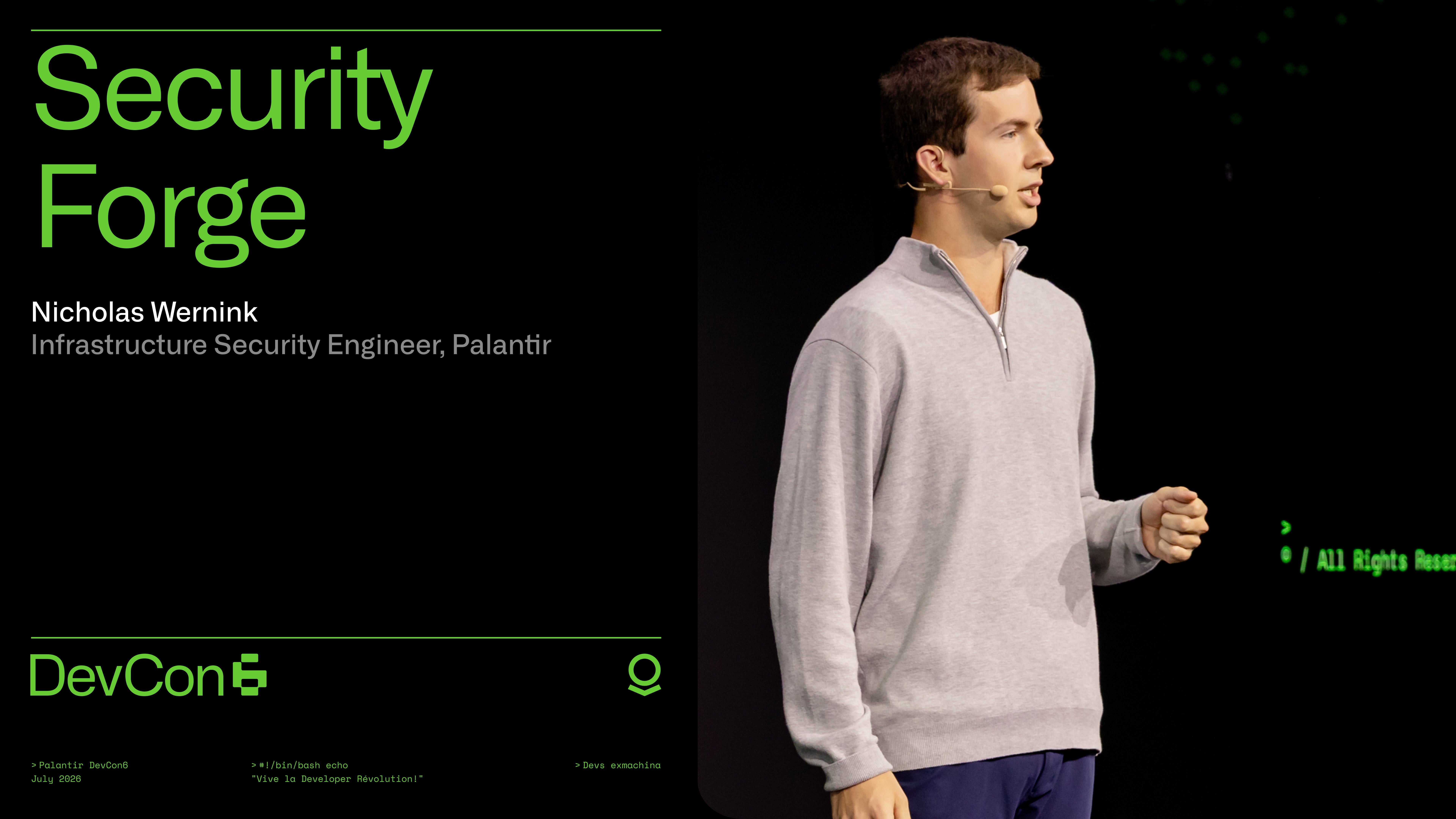Palantir DevCon