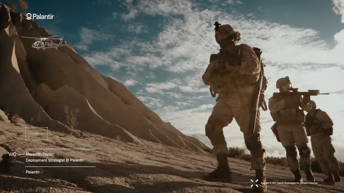 A group of American soldiers traversing a desert