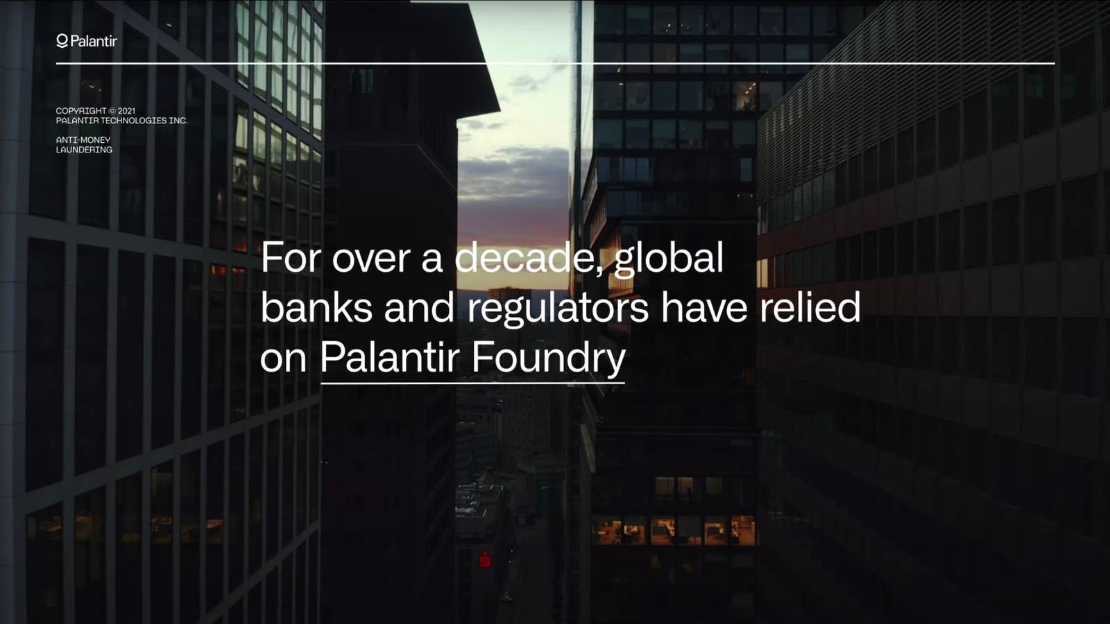 マネーロンダリング対策 | Palantir