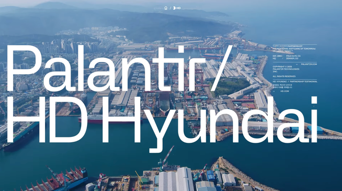 A birdseye view of a shipyard 