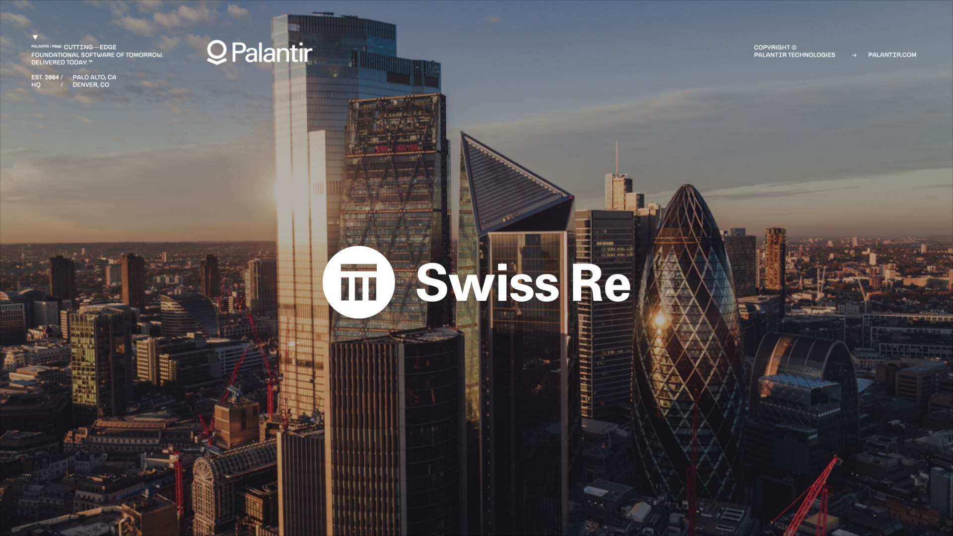 Emerging Risks Swiss Re Palantir Impact | Swiss Re: Identifying and Mitigating Risks