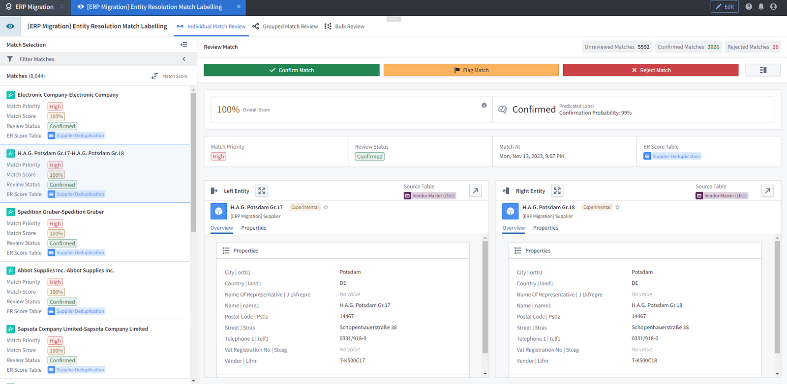 Foundry Entity Resolution