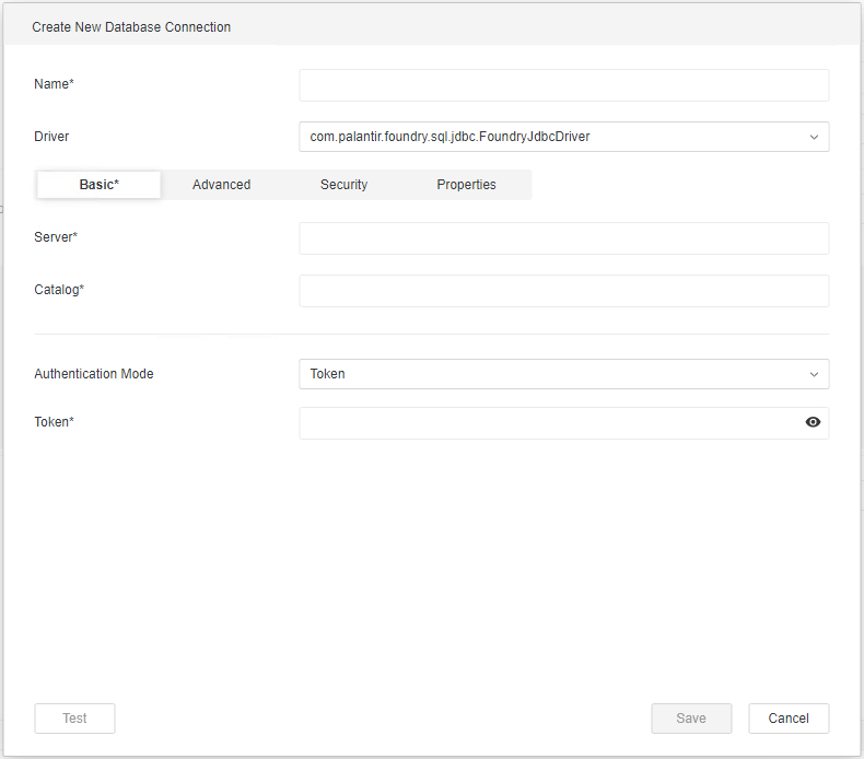 MicroStrategy で Foundry 接続を設定