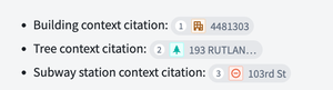 Citations allow users to see the information source used by the AIP Agent.