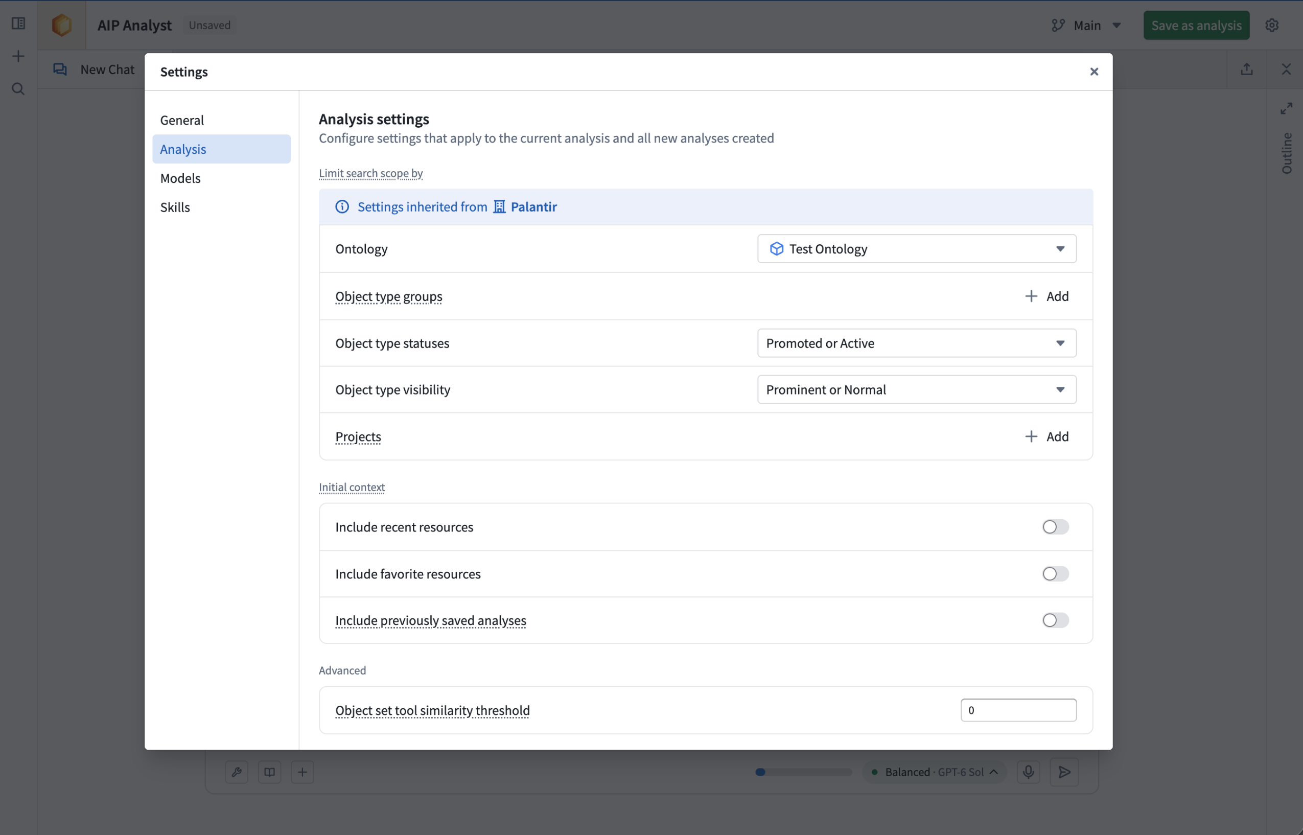 Users receive their primary organizations settings by default user defaults can be updated in the settings dialog.