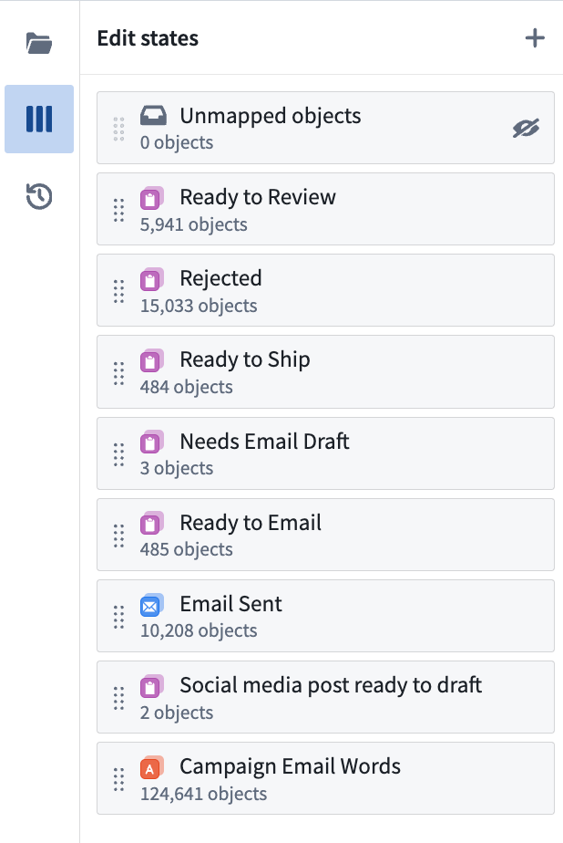 The "States" sidebar in Autopilot.