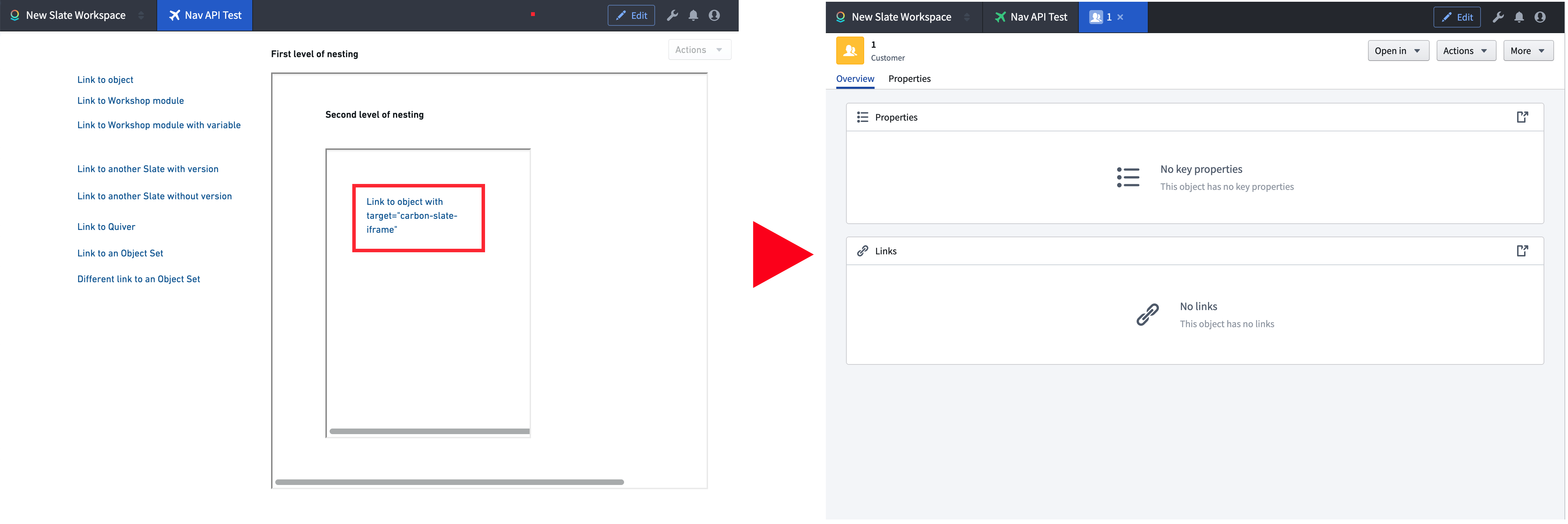 Navigation from double-nested iframe