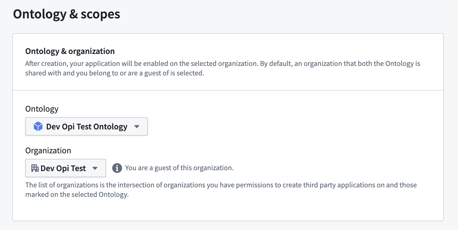The Developer Console shows the organization selector for guest organizations.