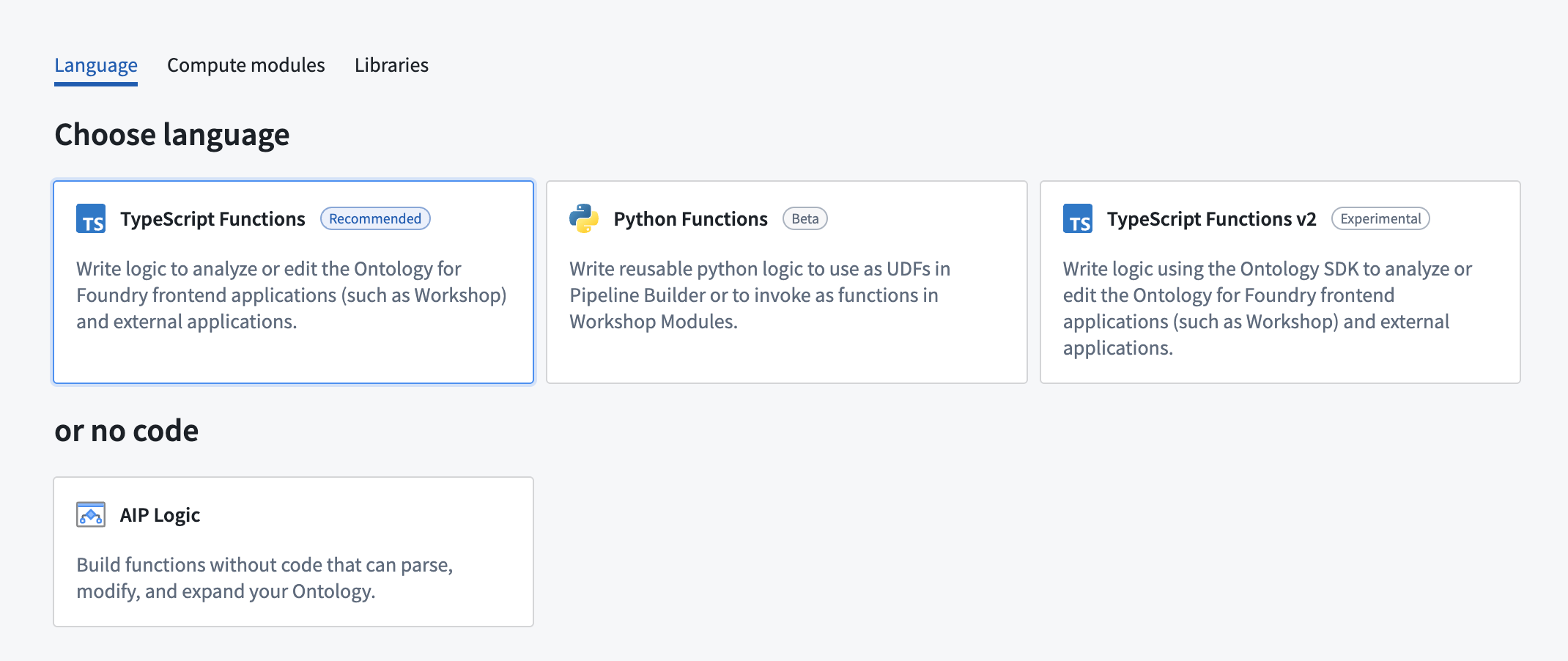 Create a TypeScript v1 function code repository.