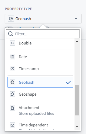 Ontology Managerでのgeohashプロパティタイプ