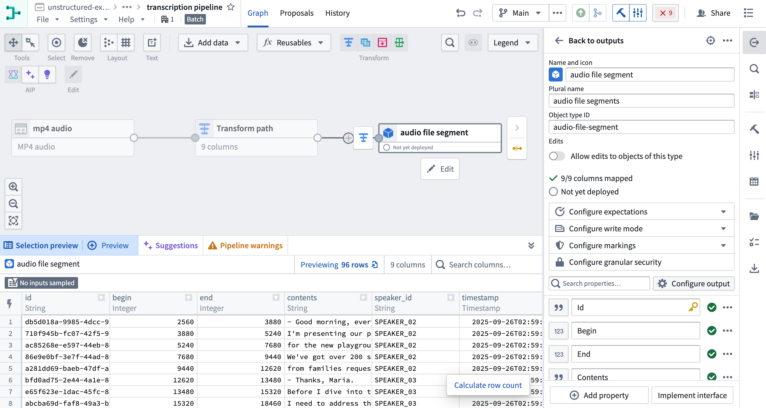 Ontologize segments.