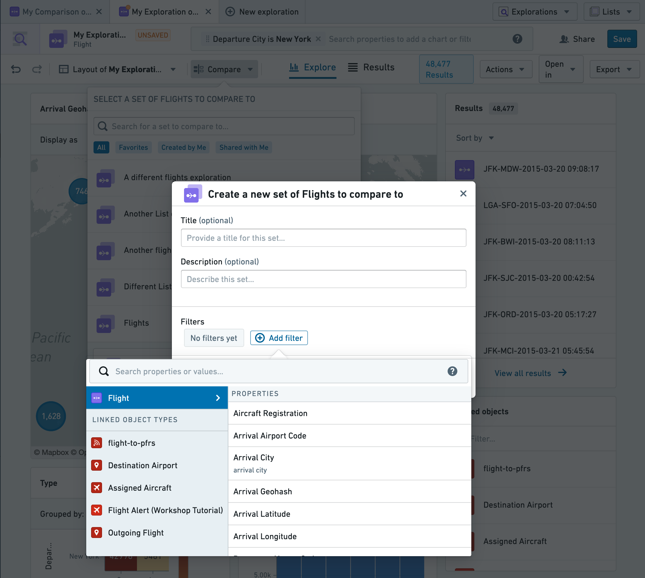 Comparison Dynamic Filtering