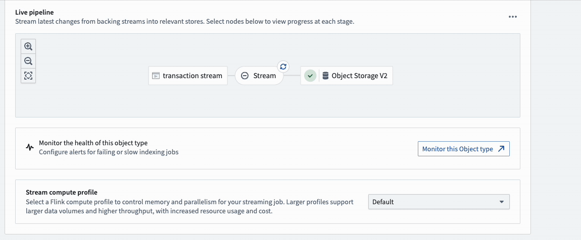 Access streaming job details and metrics.
