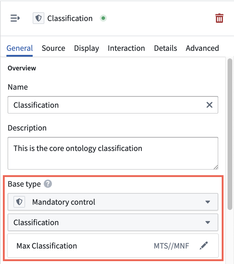 ユーザーがプロパティを共有プロパティタイプとしてマッピングできる Property editor ウィンドウが表示されます。