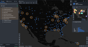 Object set view panel embedded in Gaia.