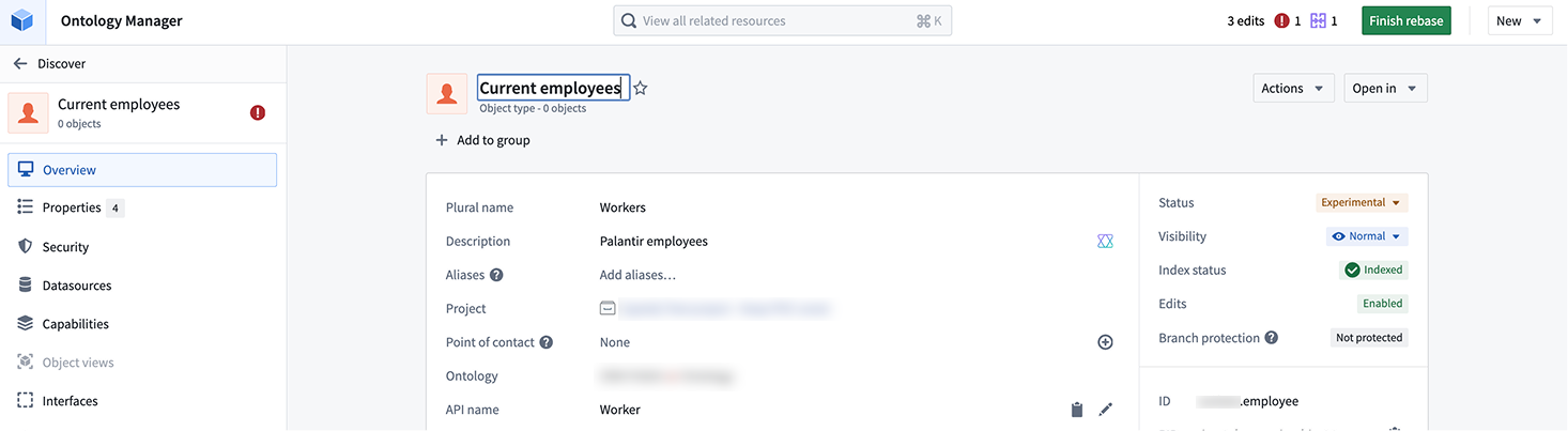 Current employee example.