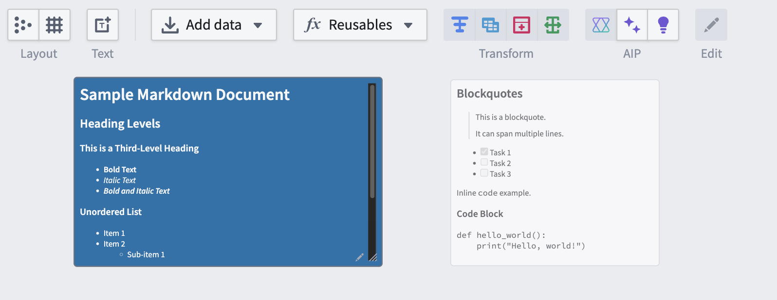 The "Color nodes"" menu option to color the text node.