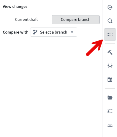 Select View changes from the sidebar.