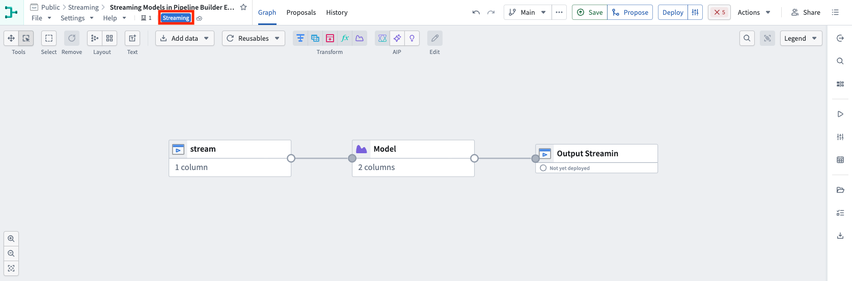 Make sure you are working with a streaming pipeline.