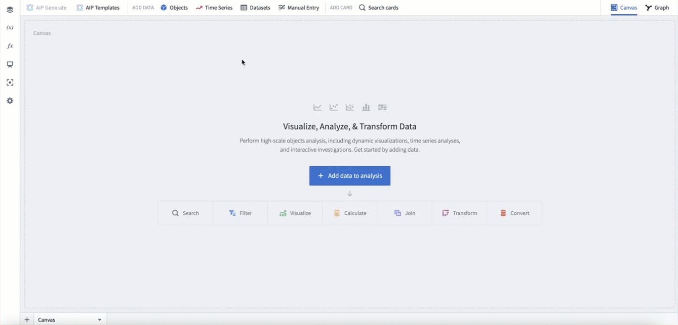 Add a single object to your analysis.