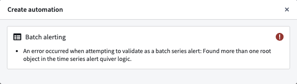An error that occurred because more than one root object type was used.