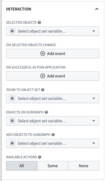 The interaction section.
