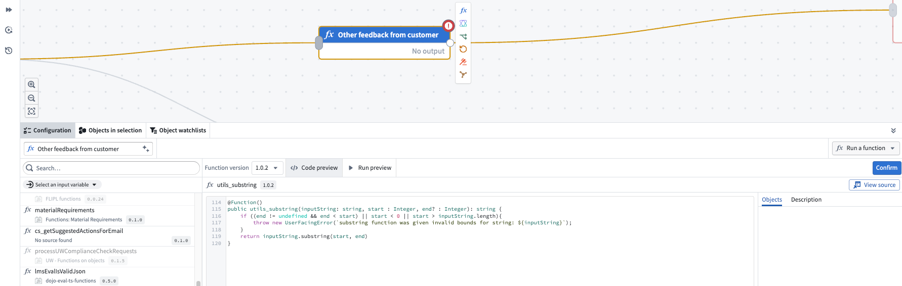 A compute node running a function.