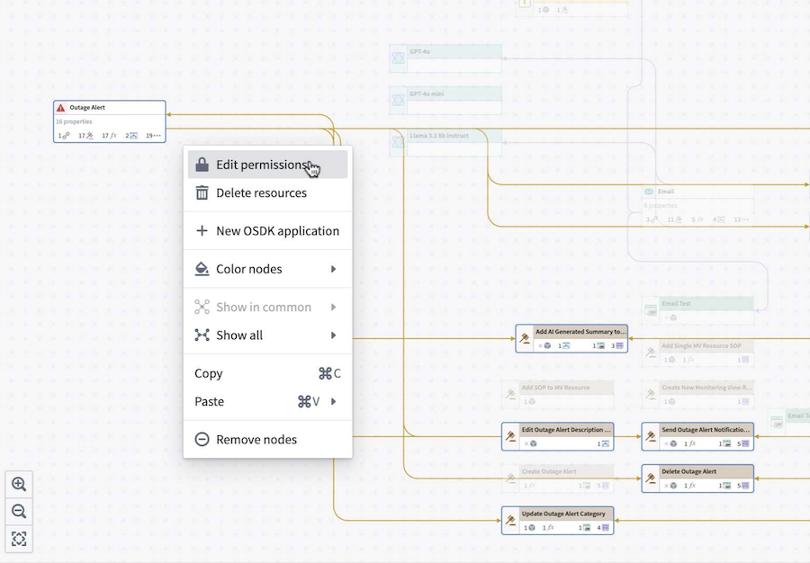 The Edit permissions option in the dropdown menu.