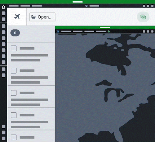 A Workshop module with a map embedded shows a user adding data to it using a command.