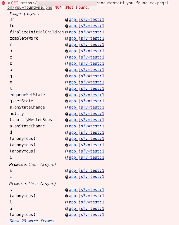 DevTools 控制台详细信息截图