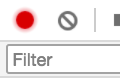 DevTools 网络激活按钮
